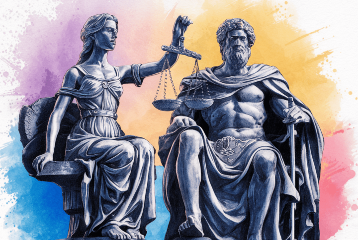Combinación La Justicia y El Emperador Autoridad y Equidad en el Tarot